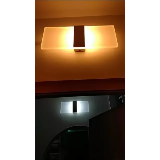 Acrylic Rectangle LED Wall Lamp - Decorative Piece