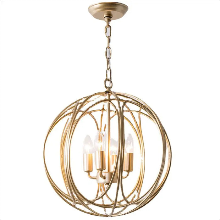 American Country Chandelier Creative Gold - decorative piece