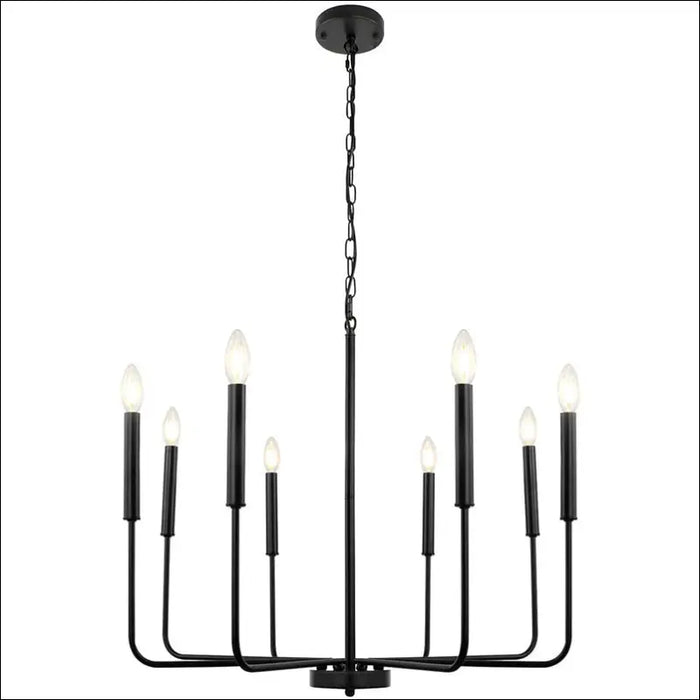 American Country Vintage Industrial Style Candle Chandelier