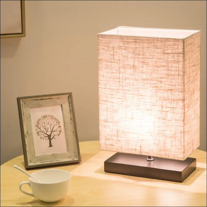 Bedroom Bedside LED Lamp Chinese Style Japanese Study Desk -