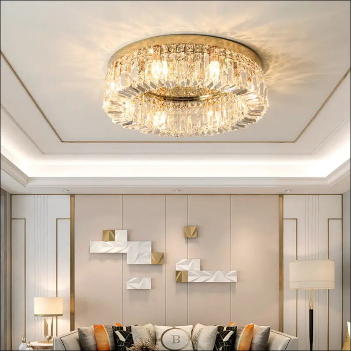 Bedroom Room Led Ceiling Lamp Simple Nordic Modern Crystal -