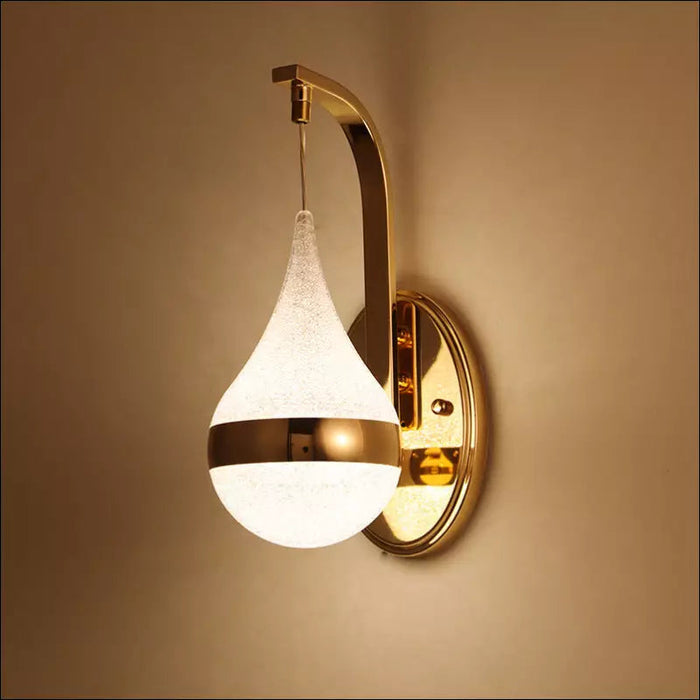 Bedside LED Drop-shaped Wall Lamp - Water drop - Decorative
