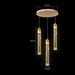 Bedside Pendant Lamp Light Luxury Crystal - Gold / A Three