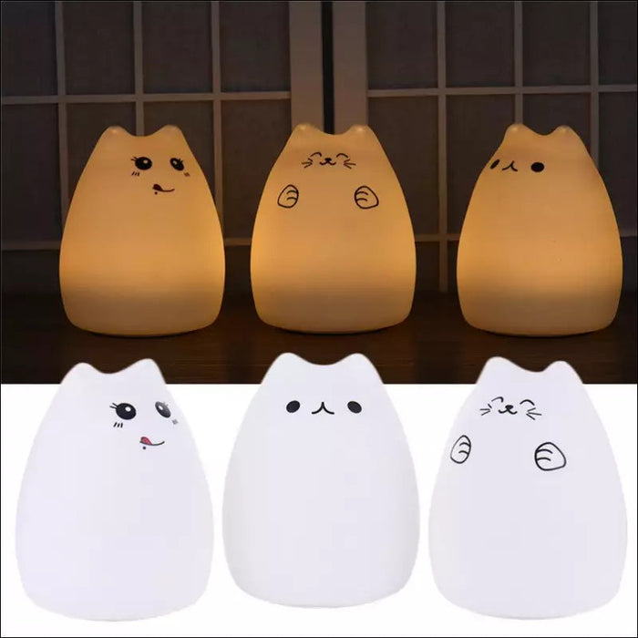 Cartoon Kitties LED Lamp - Complete Set 3 pcs - Decorative