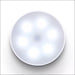 USB Chargeable Puck Lights - White light charging -