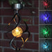 LED Color Changing Solar Wind Chime Lamp - Decorative Piece