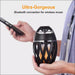 ComFlame - Candle Lamp With Bluetooth Speaker - black -