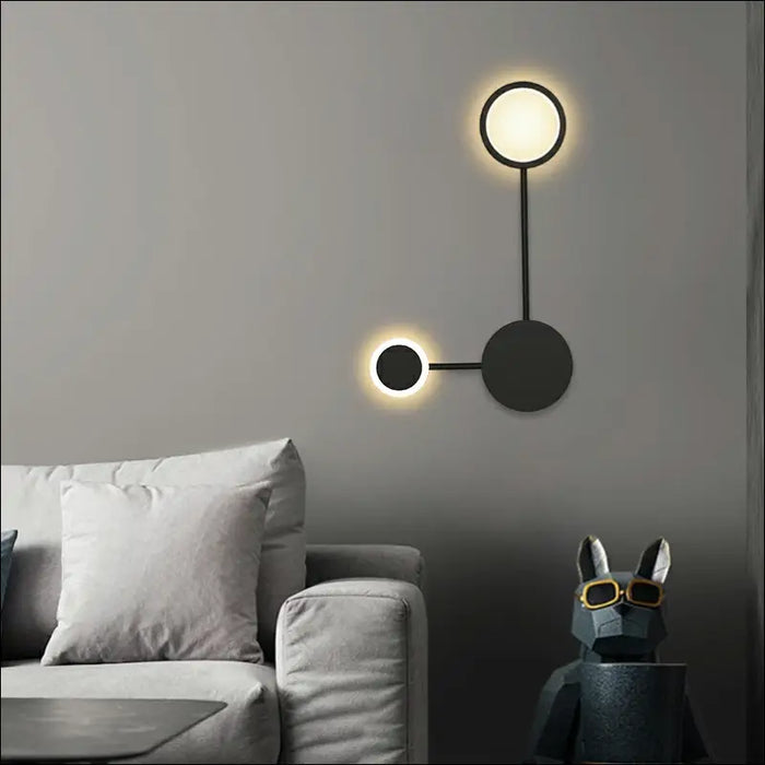 Contracted Bedroom Bedside Lamp Designer Wall - decorative