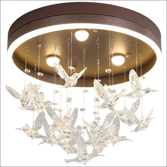 Creative Fashion Simple Round Ceiling Lamp - White 50CM