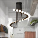 Creative Personality 16 Head Spiral Wrought Iron Chandelier