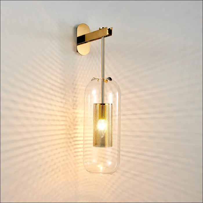 Creative And Personalized Glass Wall Lamp - decorative piece