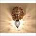 Creative Resin Lion Head Wall Lamp Decoration - decorative