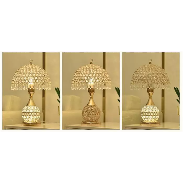 Crystal Desk Lamp Bedroom Bedside - decorative piece