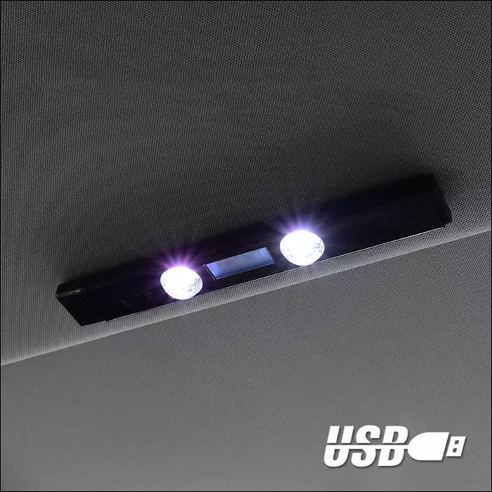 Car Led Disco Light With USB Charger - Decorative Piece