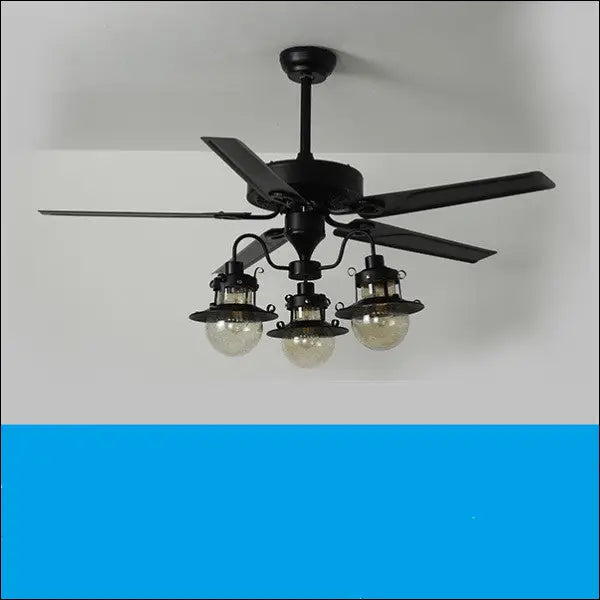 European Living Room Household Electric Fan - 3Light iron