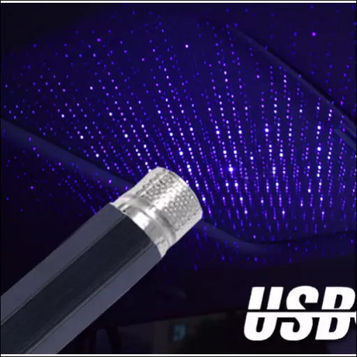 FORAUTO LED Car Roof Star Light - USB Blue - Decorative