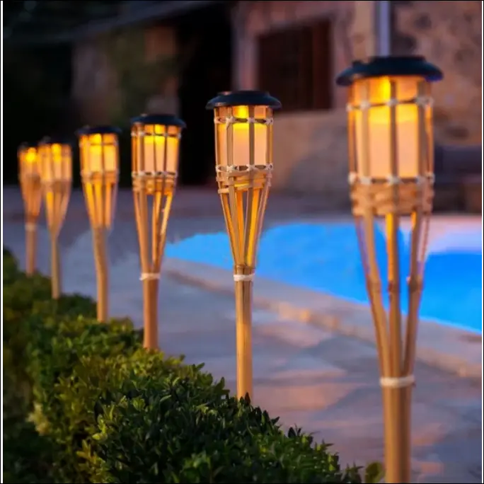 Garden lawn lamp - 55cm / Warm light - decorative piece