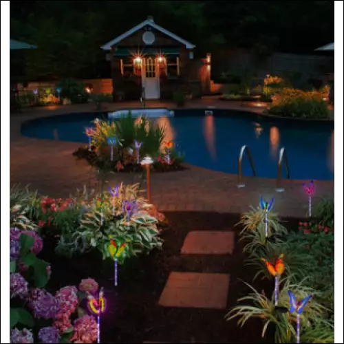 Garden Solar Butterfly Light With 7 Color Cycles -
