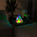 4D Geometic Pattern Table Lamp - Pyramid 15x15x20cm -