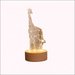 3D Giraffe LED Table Lamp - Touch - Decorative Piece