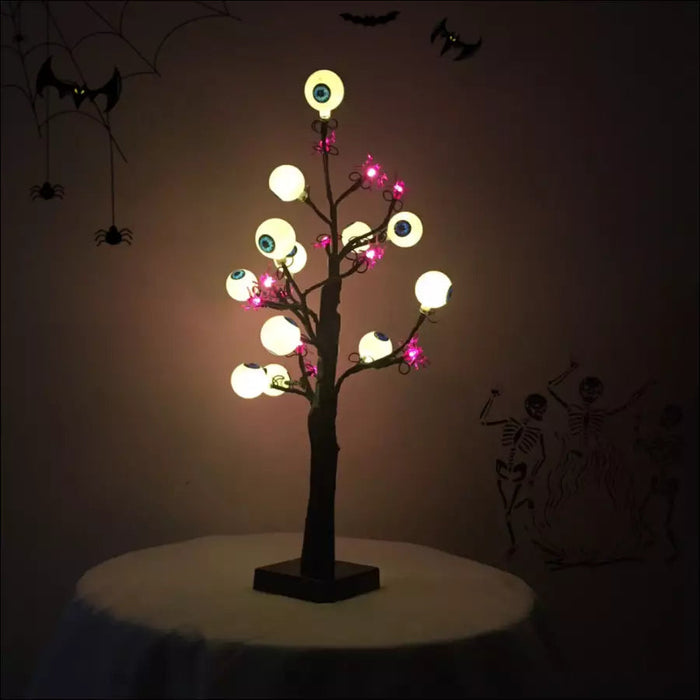 Halloween LED Ghost Eyeball Tree Light - Decorative Piece