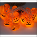 Halloween Pumpkin LED String Lights - I White / 1.2M -