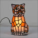 Handcrafted Tempered Glass Cat Table Lamp - US - Decorative