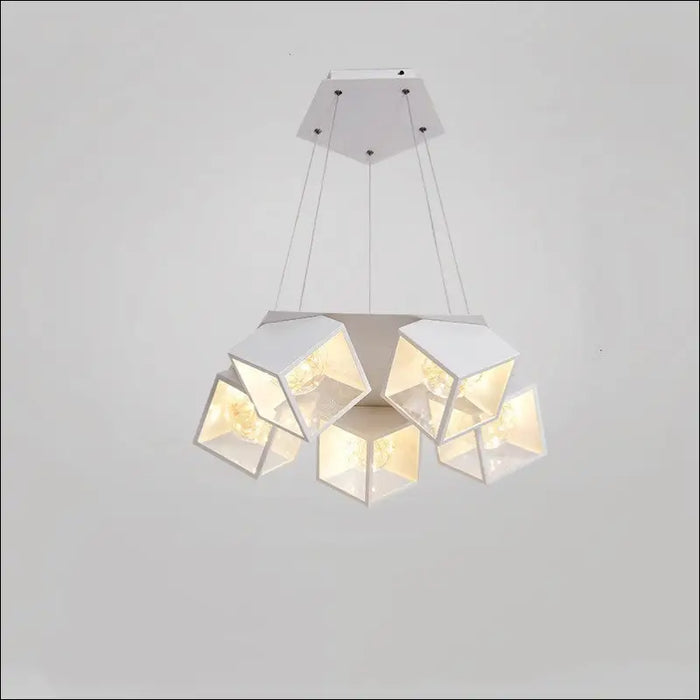 Home Bedroom Model Room Lamp Nordic Star Dining Chandelier -