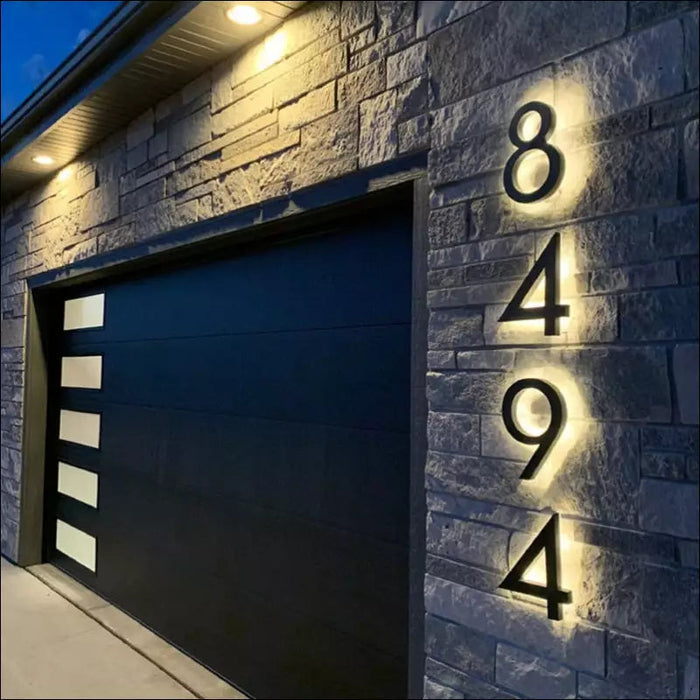 LED House Numbers - Decorative Piece