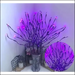 LED Lantern Branch Light Room Decoration - Purple -