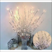 LED Lantern Branch Light Room Decoration - Warm color silver