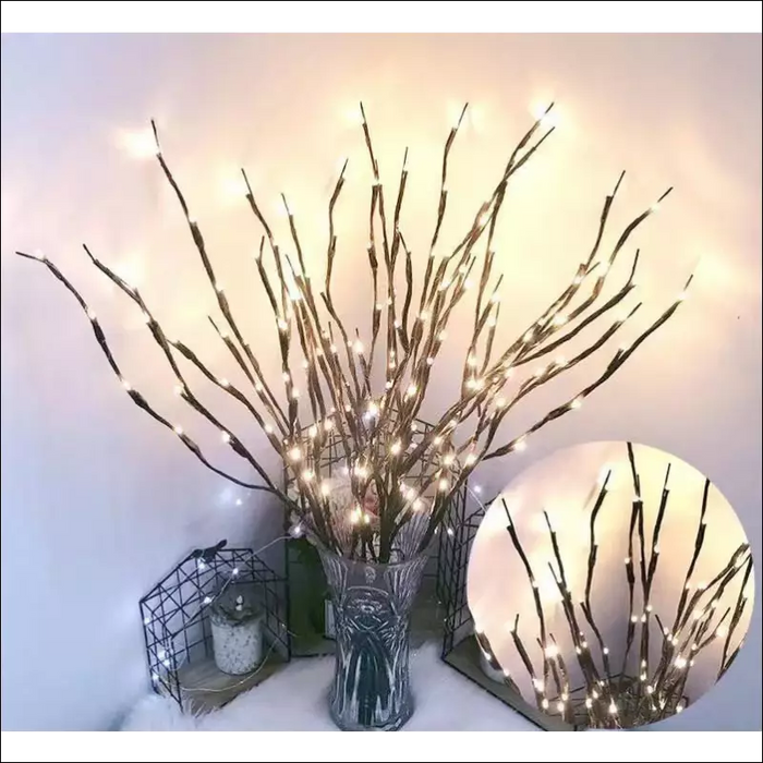 LED Lantern Branch Light Room Decoration - Warm white -