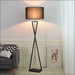 Living Room Floor Lamp Simple Sofa Vertical Table - Black