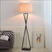 Living Room Floor Lamp Simple Sofa Vertical Table - Linen