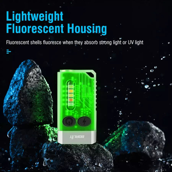 Luminix - 1000 Lumens LED Flashlight With Alarm - RGB