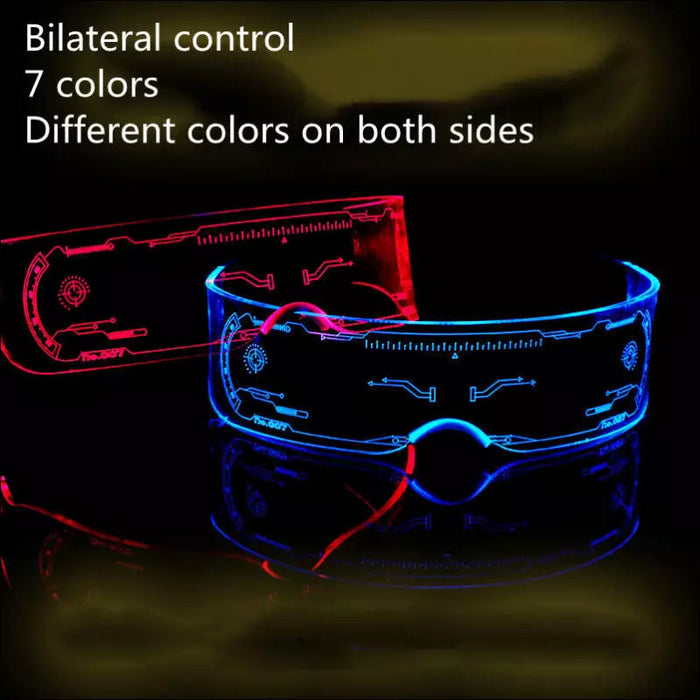LED Luminous Party Goggles - Upgraded bilateral control -