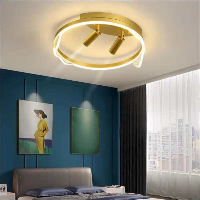 New Luxury Personalized Ceiling Lamp - Gold / B / Neutral