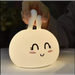 Marshmallow Bunny LED Night Light - Happy face - Decorative