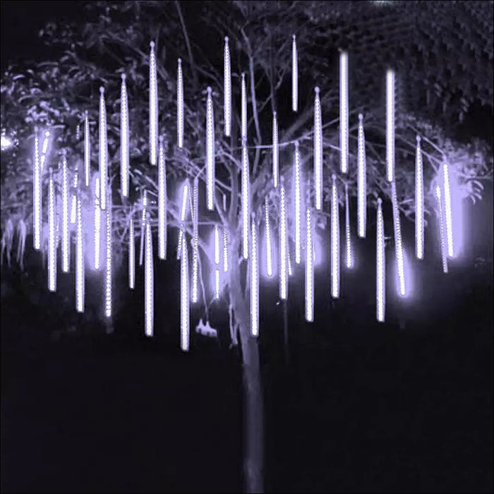 LED Meteor Rain Lantern - Purple / 30CM / US - Decorative