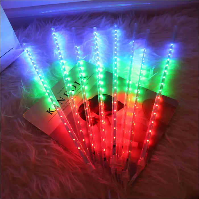 LED Meteor Rain Lantern - Rainbow / 30CM / US - Decorative