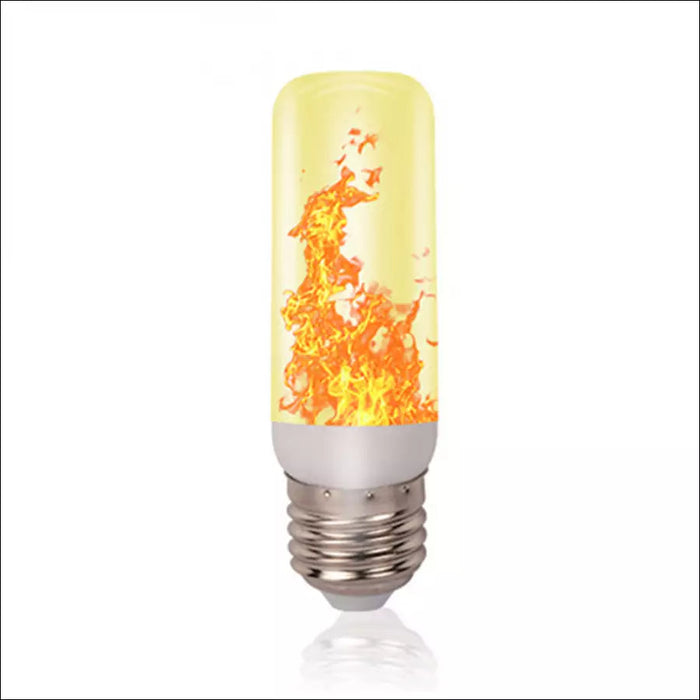 LED Mini Flame Light Bulb - 3W E27 lamp holder / Yellow -
