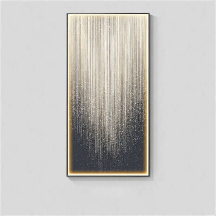 Modern Light Luxury Wall Abstract With Hanging Picture - A /
