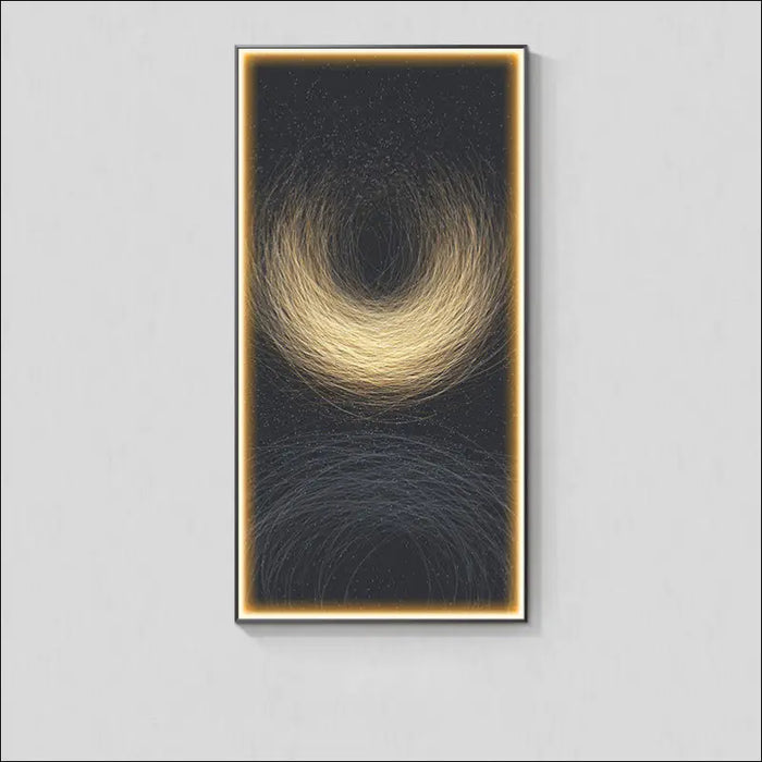Modern Light Luxury Wall Abstract With Hanging Picture -