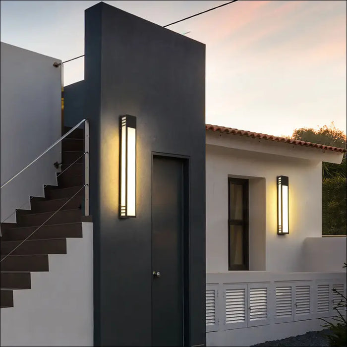 Modern Minimalist Outdoor Waterproof Wall Lamp Courtyard