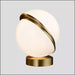 Modern Minimalist Splitting Orb Table Lamp - Photo Color /