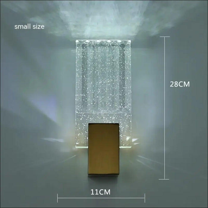 Modern Simple And Light Luxury Crystal Wall Lamp -