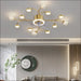 Modern Smart Bedroom Ceiling Fan Lamp - decorative piece
