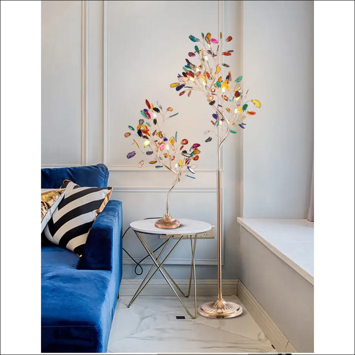 Nordic Floor Lamp Living Room Creative Agate Tree Branch