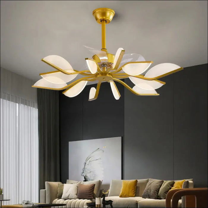 Nordic Fan Lamp Restaurant Ceiling - decorative piece