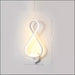 Nordic Minimalist LED Lamp - 8 characters / Warm light -